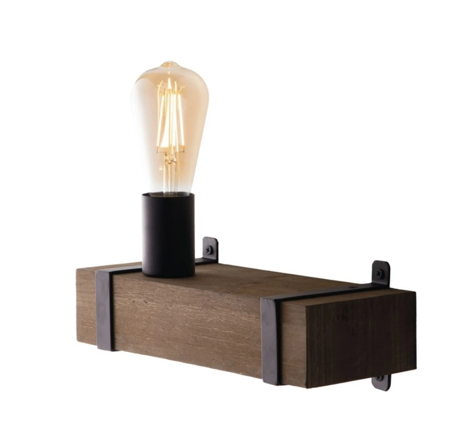 Applique luce rustico
